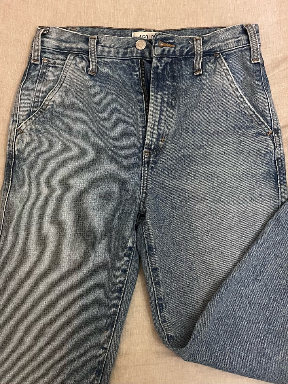 Agolde Blue Denim Jeans